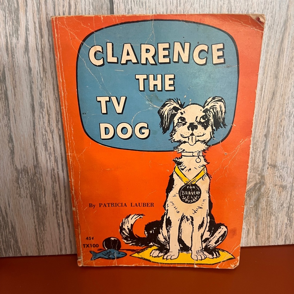 Clarence the TV Dog Patricia Lauber Scholastic Vintage 1968‎ Paperback TX100